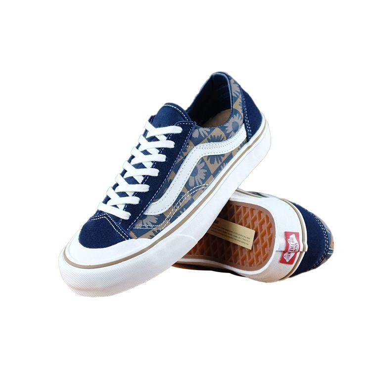 Vans Style 36 SF Sunflower Unisex Sneakers Blue Dark-Blue Marshmallow VN0A3ZCJA5A