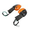 2pcs Motorcycle Rear Turn Signal Light 12V 10W ABS Heat Resistant Replacement for YZF R1 R6 R125 R25 R3Tawny