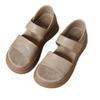Super soft bottom first layer cowhide sandals women's summer wear new Velcro casual beach women's shoes