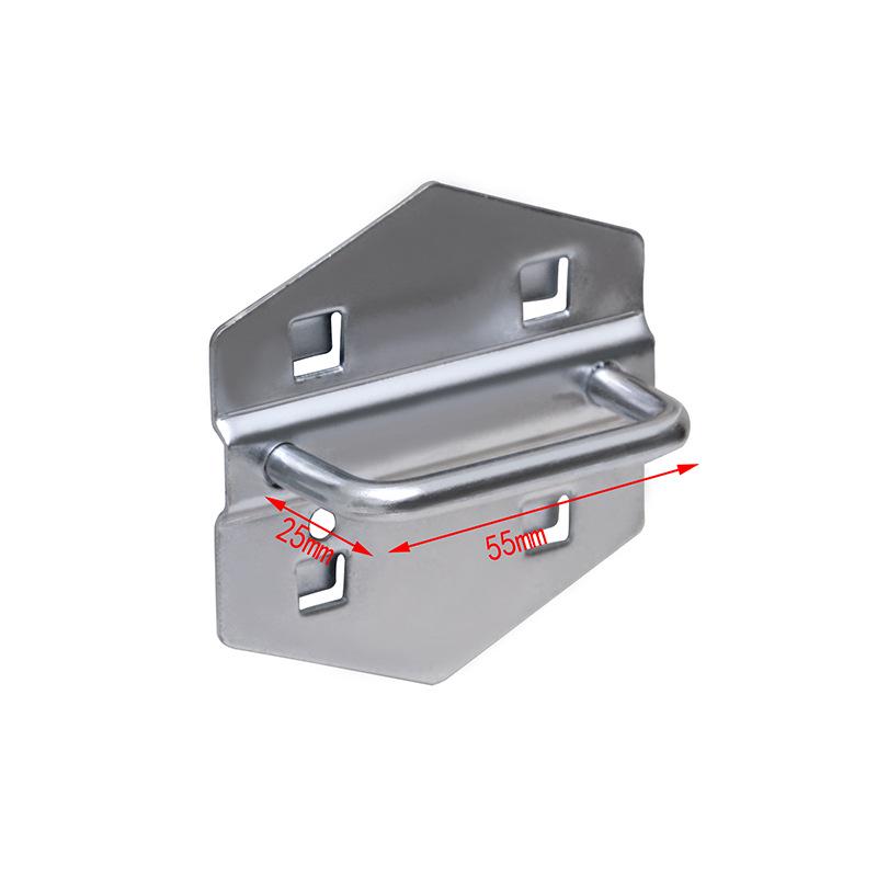 Panou Perforat Metalic cu Găuri Pătrate, Raft pentru Scule cu Cârlige pentru Șurubelnițe