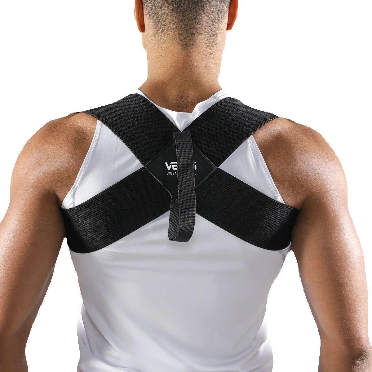 

Vbosi Adjustable Posture Corrector Upper Back Support Sporty Shoulder Belt For Men Women M