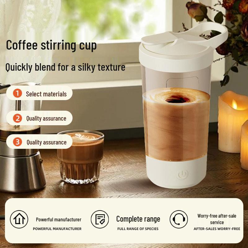 2025 Rechargeable Electric Mixing Cup: Automatic Coffee & Soy Milk Shaker