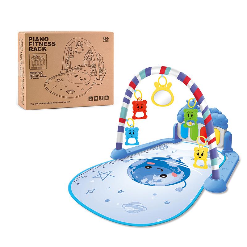 Newborn Baby Piano Gym Mat: Musical Play Toy for Infants