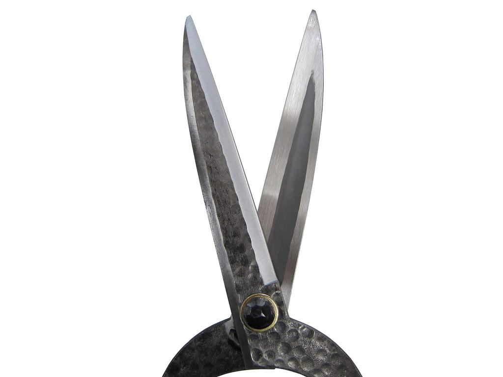 Igarashi Hamono Kogyo Koden Yasugi Steel Leaf Cutting Shears Hammered Gate Type 210mm Silver A-18