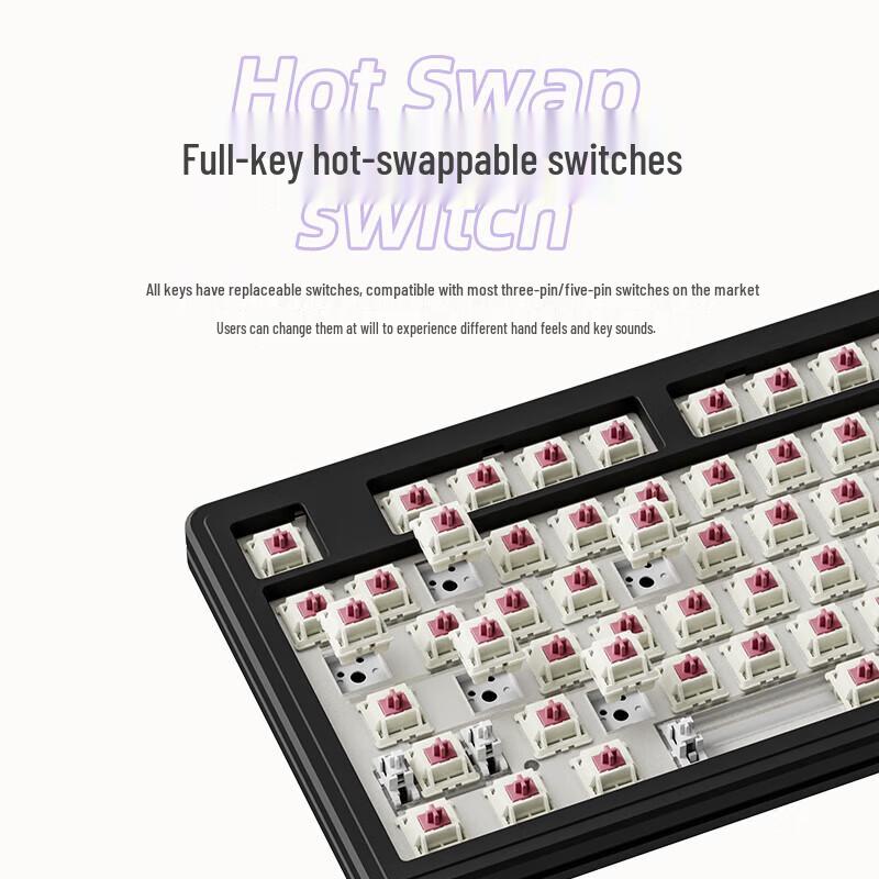Xinmeng M87ProV2 Tri-Mode Hot-Swappable Mechanical Keyboard