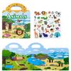 Montessori Quiet Book for Children Puzzle Word Recognition Early Education Enlightenment Stickers Toy Book for Kids