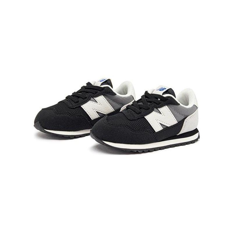 New Balance 237 Toddler Sports Wear Resistant Low Walking Shoes Black Gray IH237TG