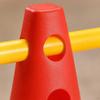 Hunde Agility Hürdenkegel Haustier Sprungtrainingsset für Anfänger Laufen Gehorsam