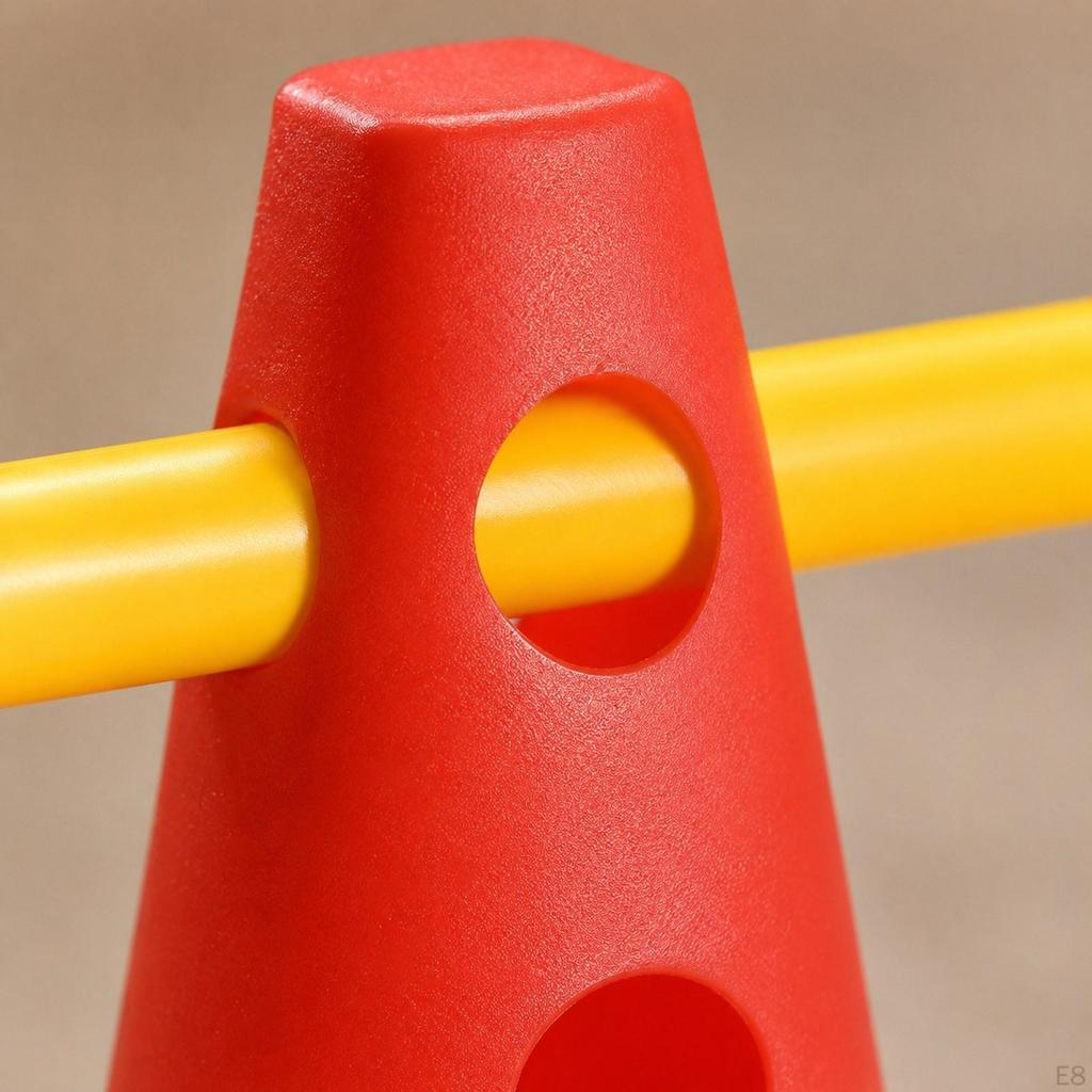 Hunde Agility Hürdenkegel Haustier Sprungtrainingsset für Anfänger Laufen Gehorsam