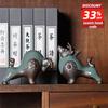 Ceramics Zodiac Animal Cattle Sculptures and Figurines  Chinese Home Room Office Wealth Luck Feng Shui Decor Figurine