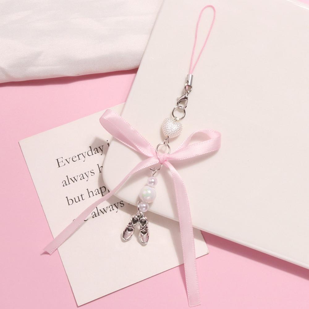 Y2K Pink Y2K Phone Chain Hairball Phone Case Pendant Mobile Phone Lanyard  Car Key Chains