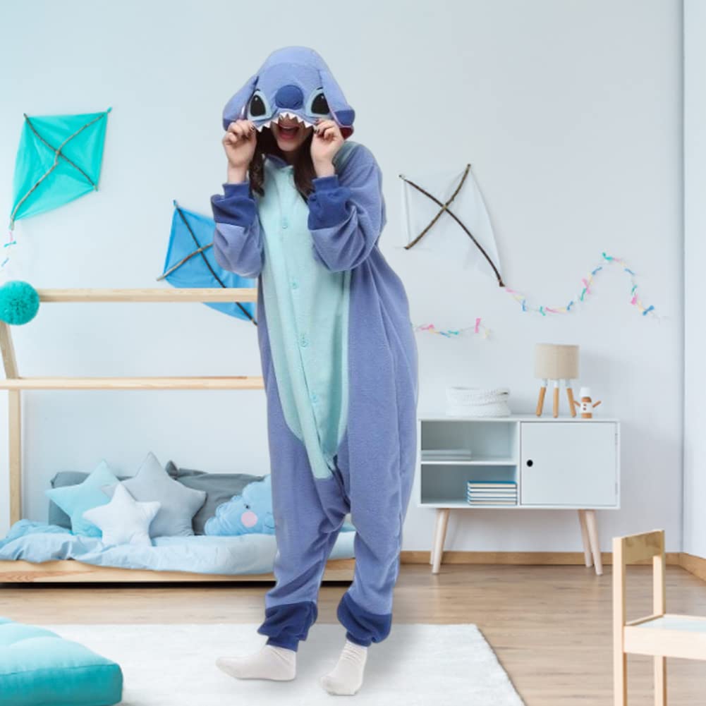 Niedliches Kigurumi Kigurumi Erwachsene Winter Unisex [Formemory] Pyjama, Loungewear, Nachtwäsche, Pyjama, Loungewear, mit Kapuze, weich, Homewear, flauschig, Schutz,