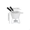 Ceramic Fondue Kit for Chocolate And Cheese, Cup, Kitchen Accessories