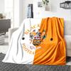 Coperta in Flanella con Stemma del Blackpool Football Club, Poliestere Morbido, Design Moderno, Per Tutte le Stagioni per Campeggio, Viaggi, Regali per le Feste o Compleanni