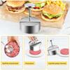Stainless Steel Burger Press Non Stick Hamburger Patty Maker for Beef BBQ Vegetables Dishwasher Safe Kitchen Cooking Tools