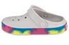 Crocs Off Court Glitter Band Kids Clog, for Girl Grey Slides