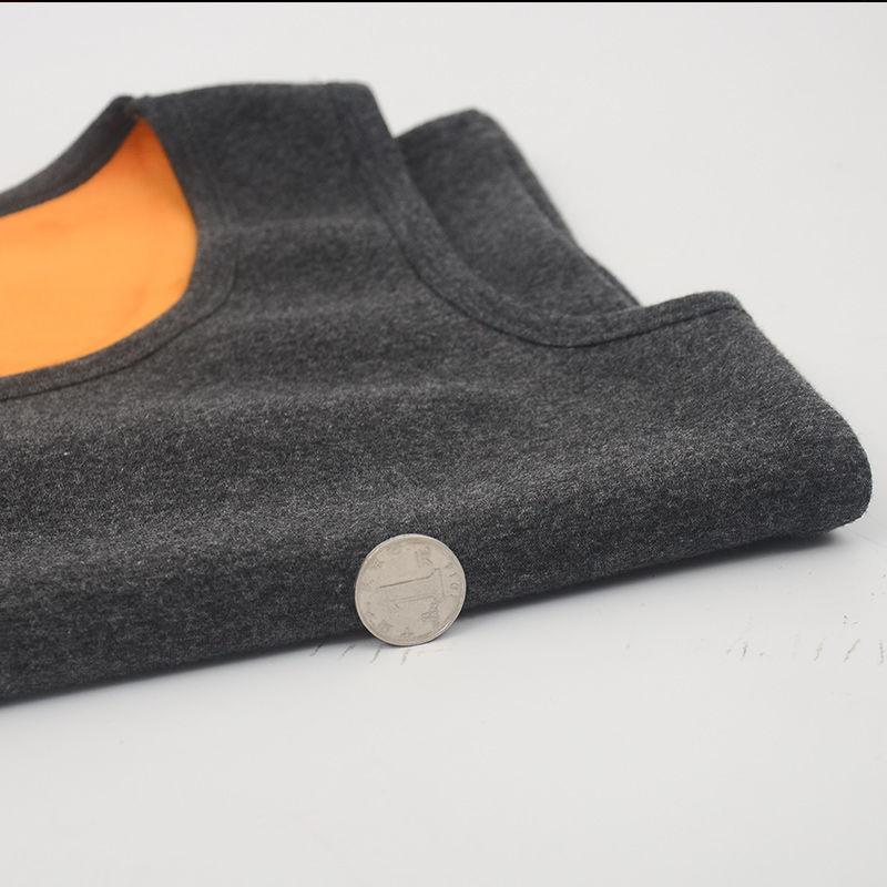 New Double-sided Plush and Thick Insulation Vest for Men's Winter Underwear Vest