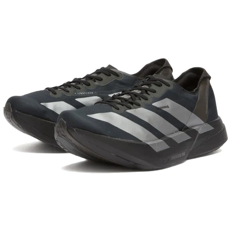 Adidas Adizero Adios Pro 4 Comfortable Versatile Durable Low-Top Casual Running Shoes Men sneaker Black JR4887