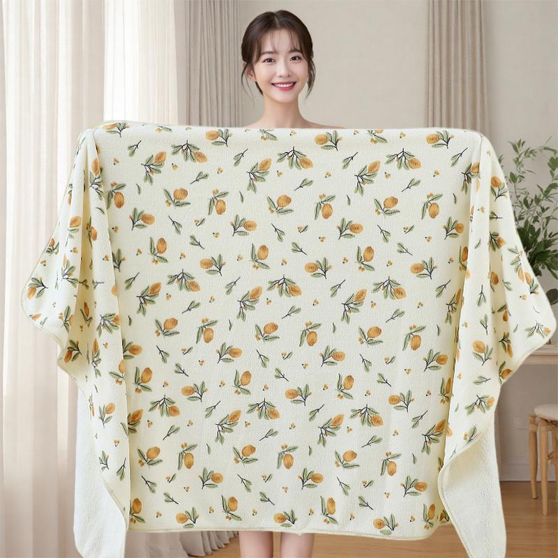 New Bath Towel Thick Coral Fleece Bath Towel Home Use Softer Than Pure Cotton Absorbent Cute Face Towel Set Does Not Shed