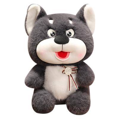 35cm Medal Husky Doll Simulation Plush Toy Handmade Doll Cartoon Anime Cute Pillow Cushion Home Decoration Children's Birthda
