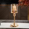 Retro Scented Candle Centerpiece: Romantic Candlelight Dinner Ornament & Candlestick Holder