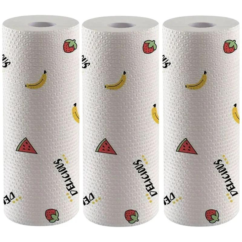 

500pcs Reusable Kitchen Disposable Rags Non-Woven Cleaning Cloths Washing Dishcloths Rag Cloth Towels Non-stick Scouring Pads 500pcs 10rolls