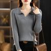 Women Sweater MODERN NEW SAGA Spring Slim Wool Sweaters Knitted Pullover Soft Warm Autumn Female Jumper Knit Top