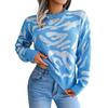 Autumn and Winter Fashionable Floral Long-sleeved Knitted Bottoming Sweater