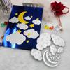 Metal Cutting Dies Night Sky Clouds Stars Moon Decoration DIY Scrapbooking Paper Craft Knife  Stencils Embossing