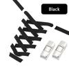 Elastic Laces Sneakers Press Lock Shoelaces Without Ties 8MM Wide Flats No Tie Shoe Laces Kids Adult Sports Running Shoelace NEW