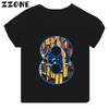 Fireman Sam Firefighter Print Cartoon Boys Clothes 1 2 3 4 5 6 7 8 9 Years Birthday Number Kids T shirt Cute Baby Girls TShirts