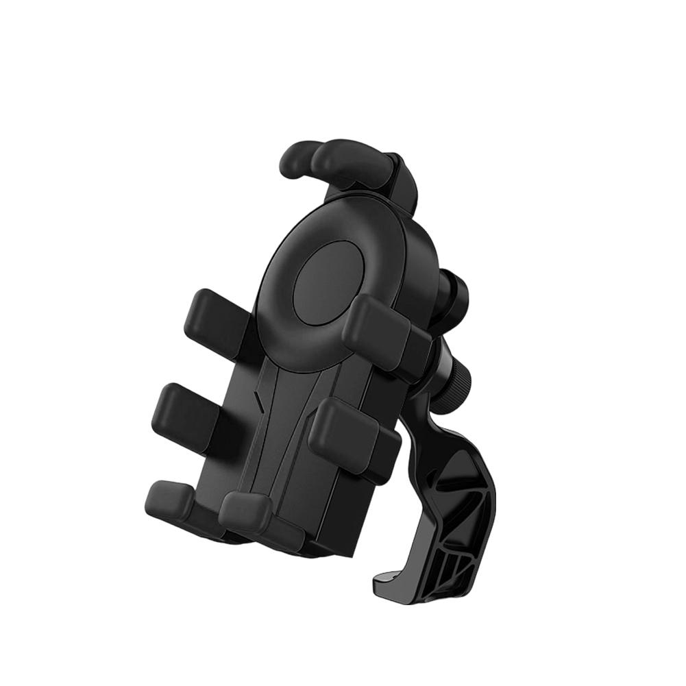 Universal Anti-Shock Motorcycle Phone Mount Vibration Dampening Handlebar Holder for Bicycle GPS Navigation Grip Adjustable