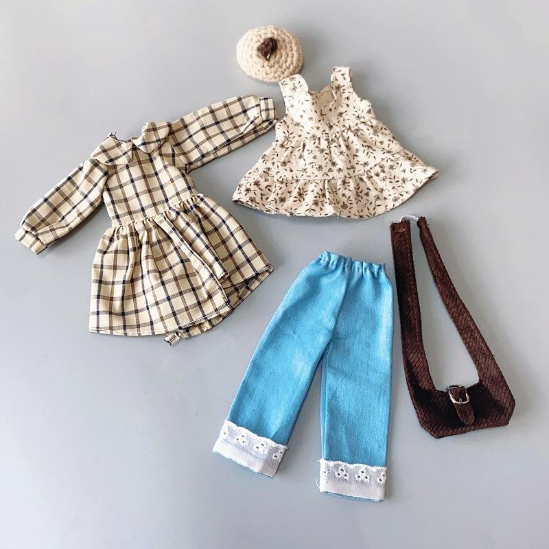 1 Set Diy Dressing Toy Accessories Doll'S Clothes Handmade Fashionable And Cute Clothing Suitable For 1/6 30Cm Doll