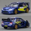 1:36 Subaru Impreza 2007 Version Piste Modèle Voiture de Sport en Alliage Modèles Réduits en Métal Véhicules de Course Modèle de Voiture Simulation Jouet pour Enfants Cadeau