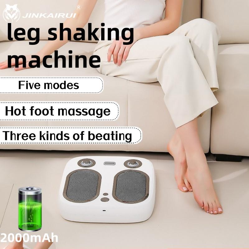 Jinkairui Foot Shaker Automatic Kneading Foot Massager Hot Compress Vibration Massager