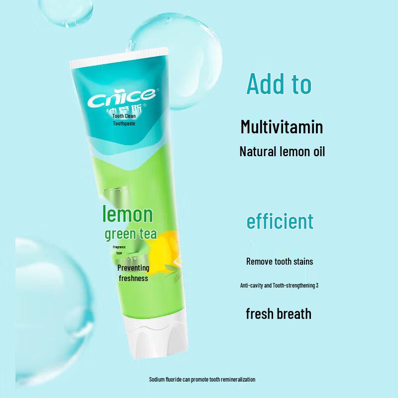 NICE Lemon Green Tea Fresh Breath Toothpaste