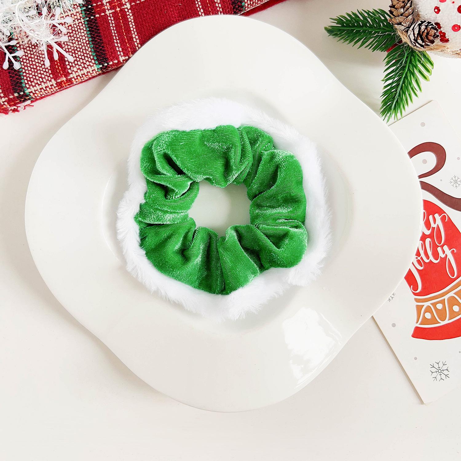 

Рождественская повязка на голову, толстая кишка, повязка для волос, высокая эластичная веревка с бантом, женская высокая повязка на голову, аксессуары для волос с шарообразным хвостом