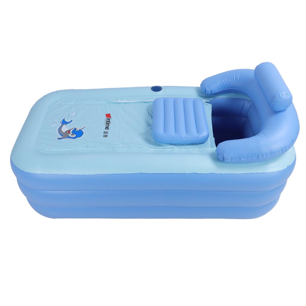 Inflatable Bathtub for Adults Athletes Shower Hot Ice Bath Home SPA Portable Tub with Air Pump UK