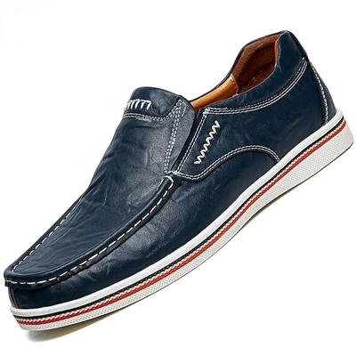 Leren Heren Casual Schoenen Flats Mocassins Heren Loafers Party Rijden Loafers Schoenen Mannelijk Echt Leer Zakelijk Kantoor Herenschoen