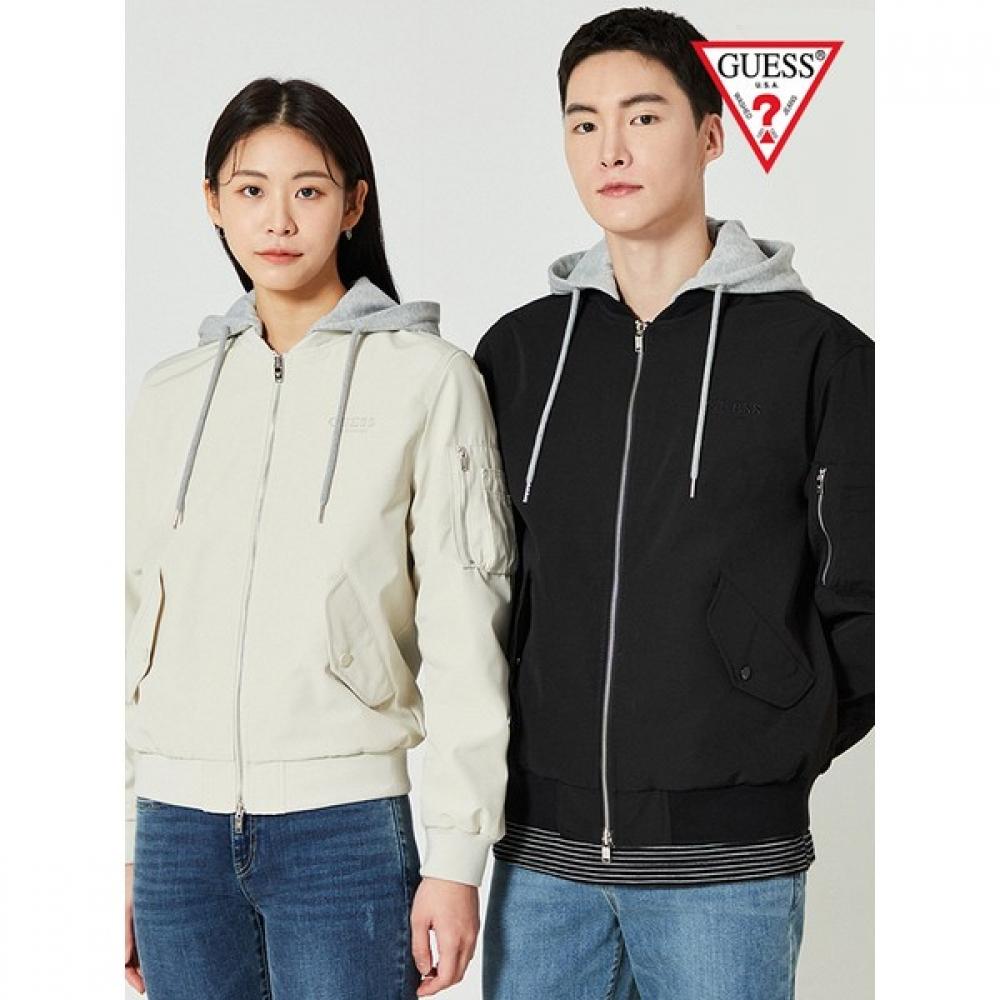 

Guess Uni Hooded Detachable Bomber No1w2883 BLK/S