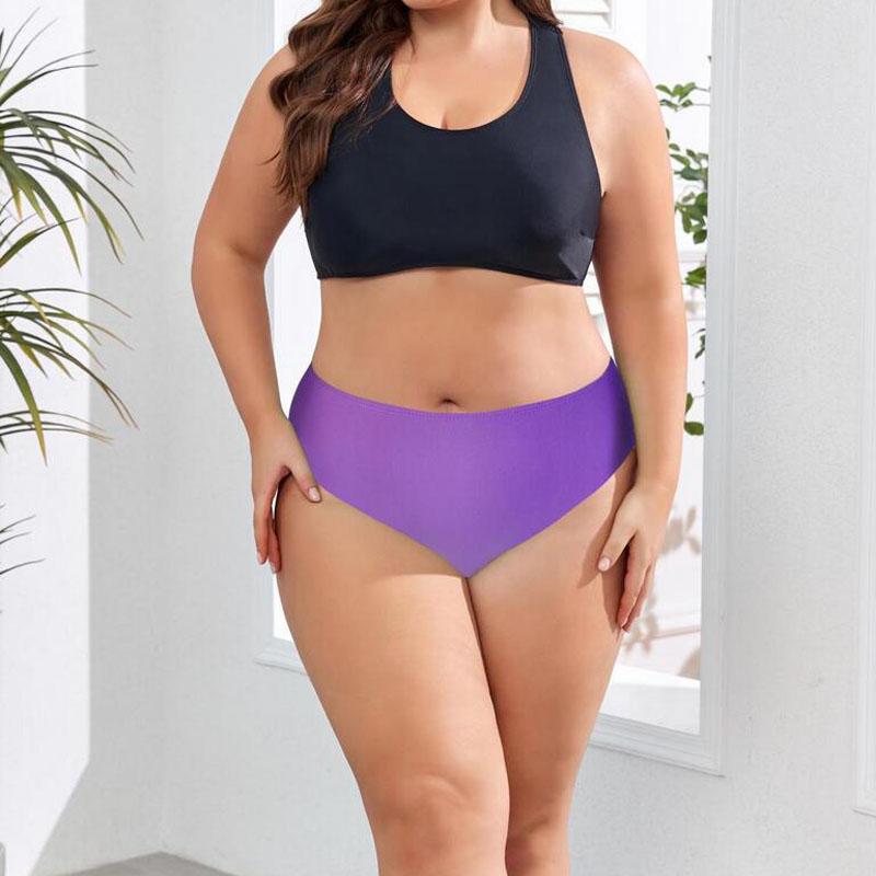 Women's Plus Size Swimsuit Outdoor Beach Bikini Set Printed Mesh Bikini Cover Up Three Piece Set For Women