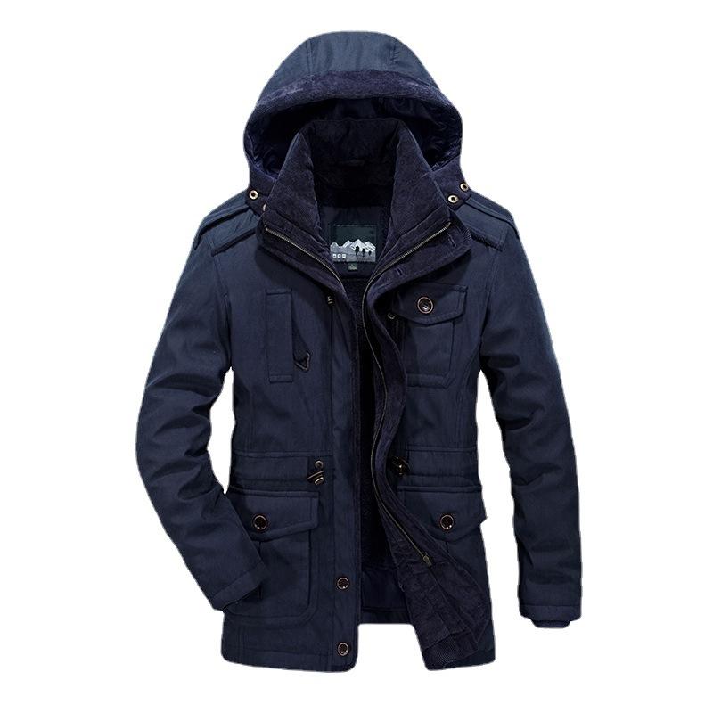 Parka Men Coats Winter Jacket Men Thicken Hooded Waterproof Outwear Warm Coat Casual Mens Jackets Overcoat Fur Thick coats