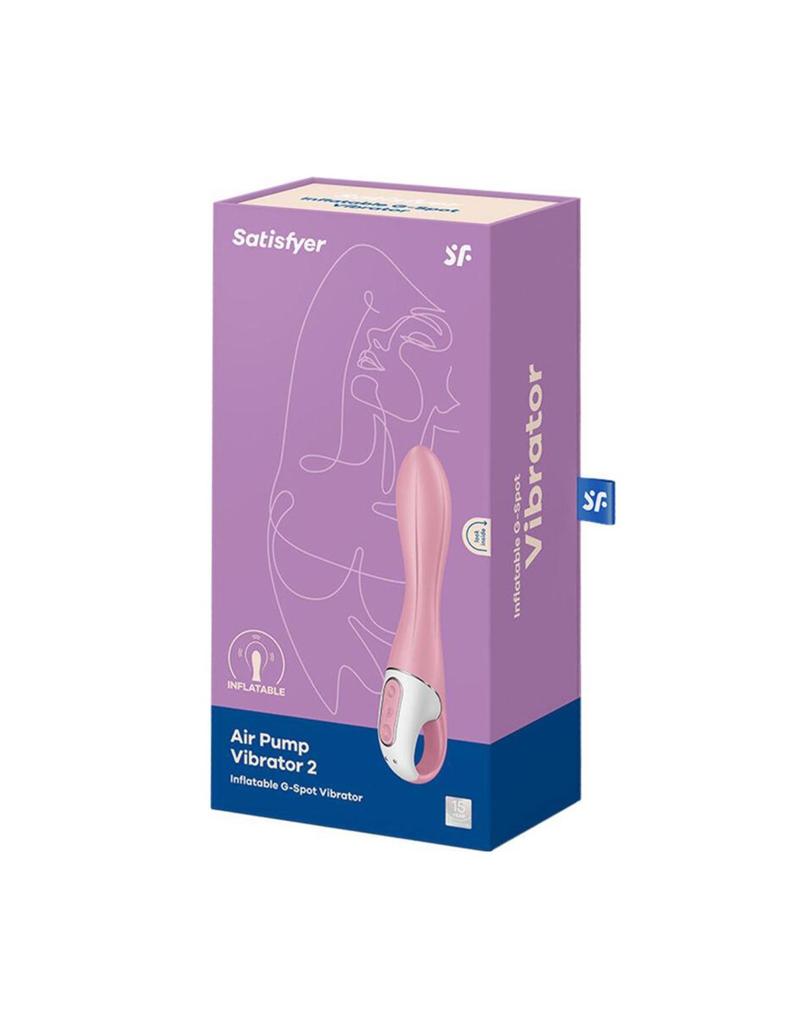 Satisfyer Air Pump Vibrator 2 Light Red