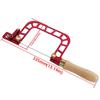 Steel Frame Coping Saw Precision Engraving Saw Hand Wire Saw Cutting Saws Efficient Hand Tools Self-Cleaning With Wood Handle