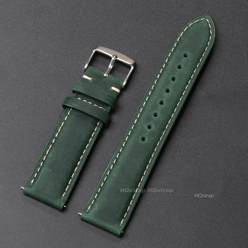 Watch Band Genuine Leather Straps 14 16mm 18mm 20mm 22mm 24mm Watch Accessories High Quality Leather Watch Belt Strap Watchbands