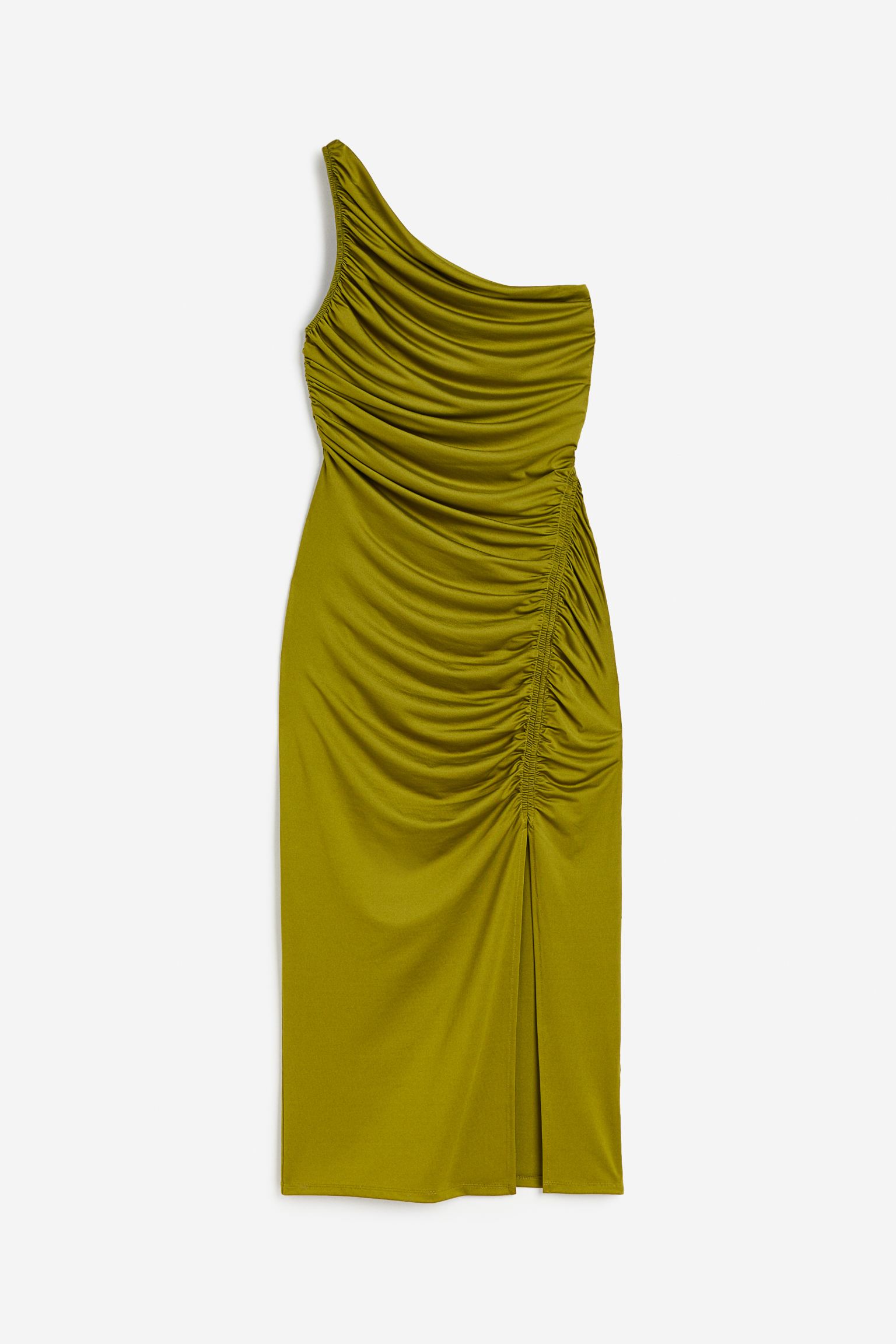 

Draped one-shoulder dress