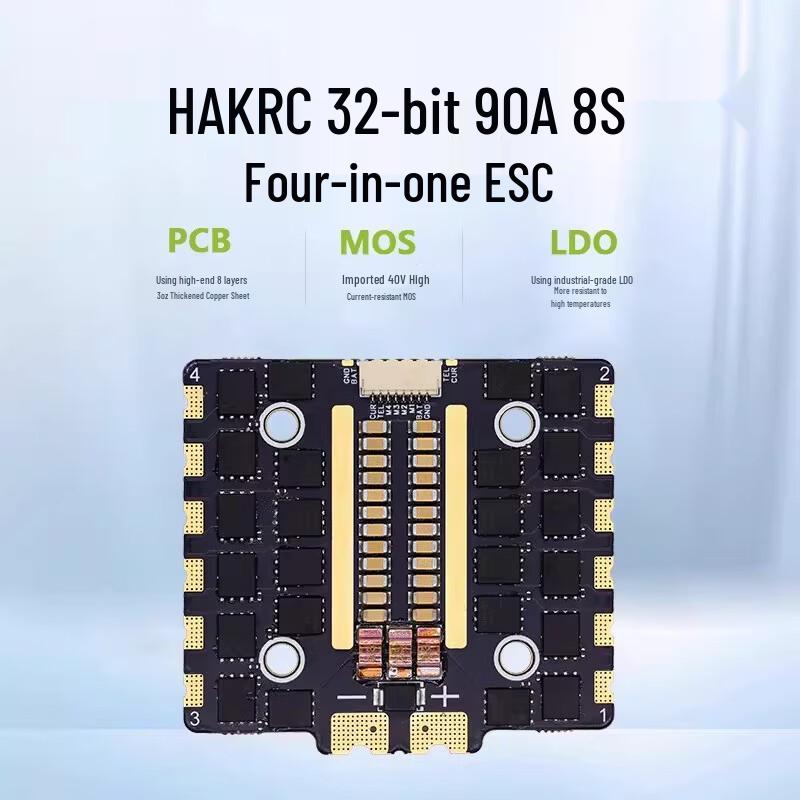 

HAKRC BL32 90A 4-in-1 Brushless ESC