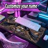 Custom Name Personalized Batman Pattern Mousepad, Laptop PC Desk Mat, Decorative Desk Mat for Home Keyboard Pad Gift