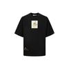 Kuro SS24 Label And Seagull Print Oversized T-Shirt Men T-Shirts Black 2ESGNM4TS5266OSCT
