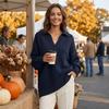 Women's Color Long Sleeve Knit Sweater Oversized Relaxed Fit Casual Outwear